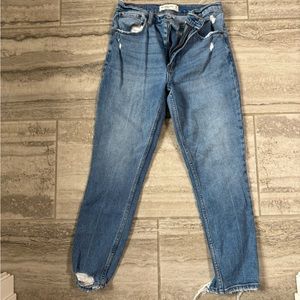 Abercrombie high rise skinny jeans in great condition!